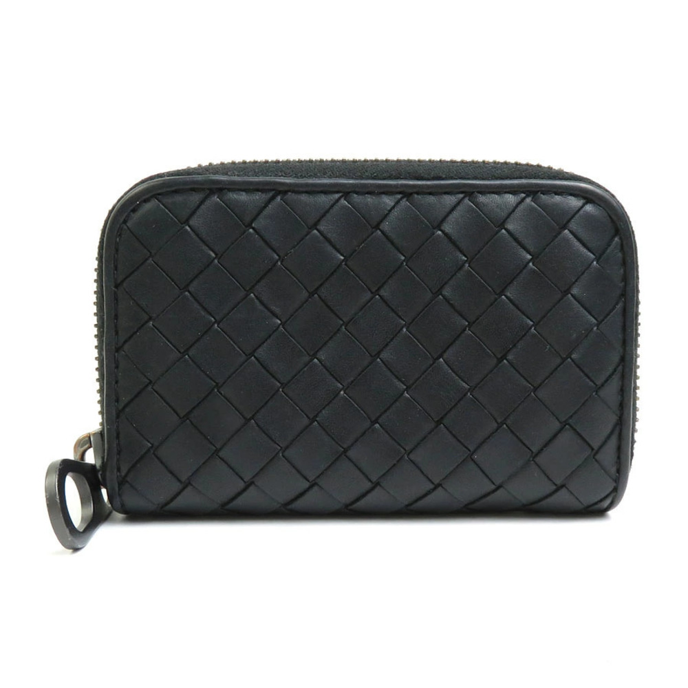 Bottega Veneta coin case Wallet Intrecciato leather black